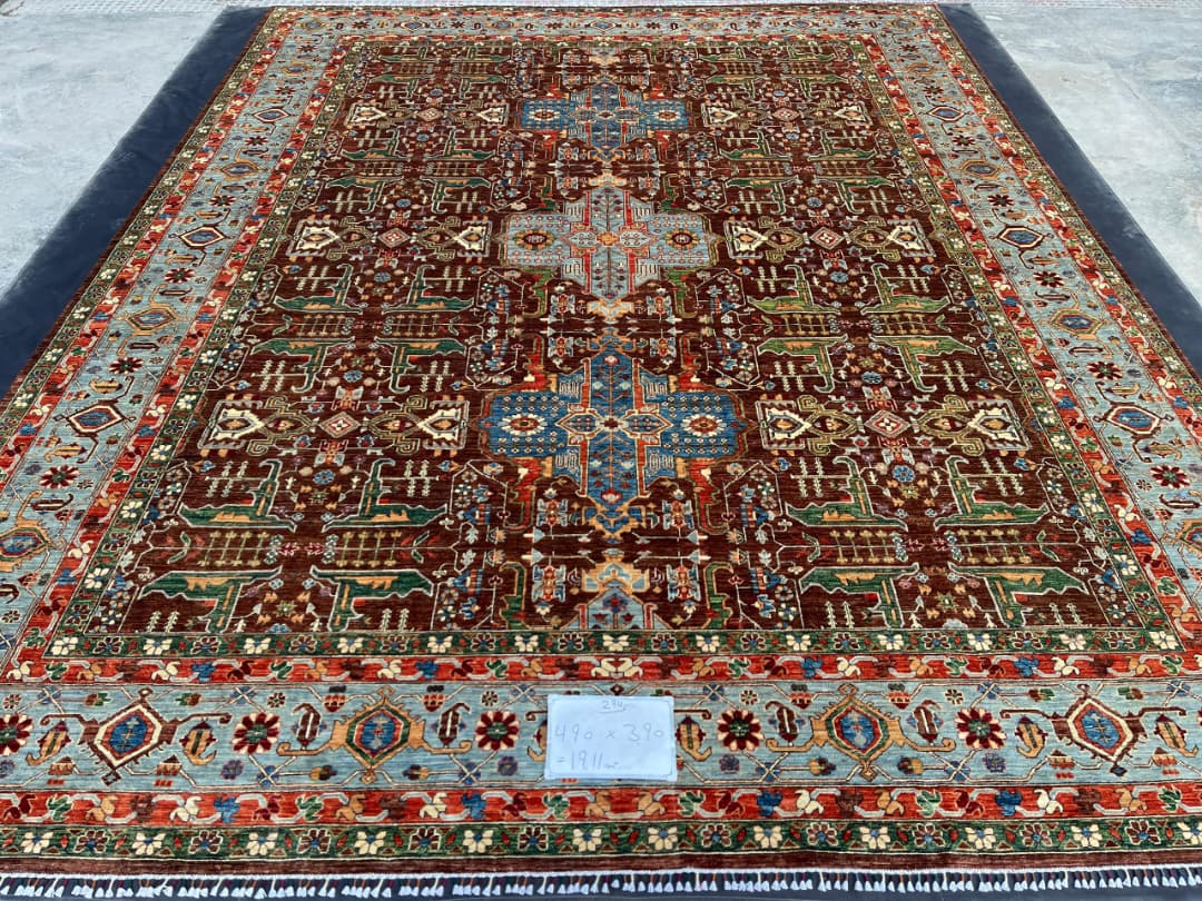 Afghan Rug 137 - 395x490 cm