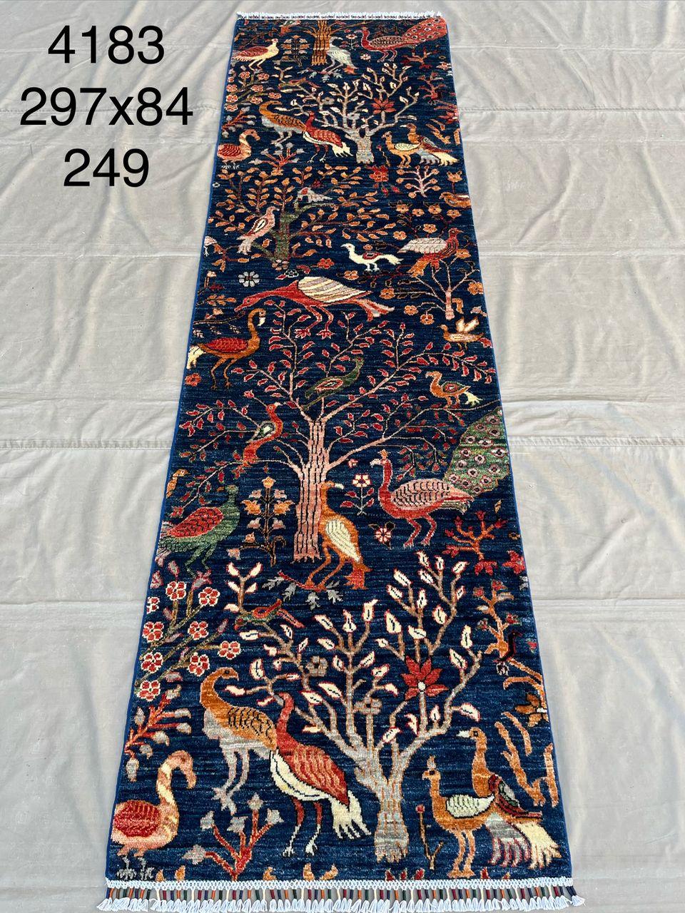 Afghan Rug 072 - 84x297 cm