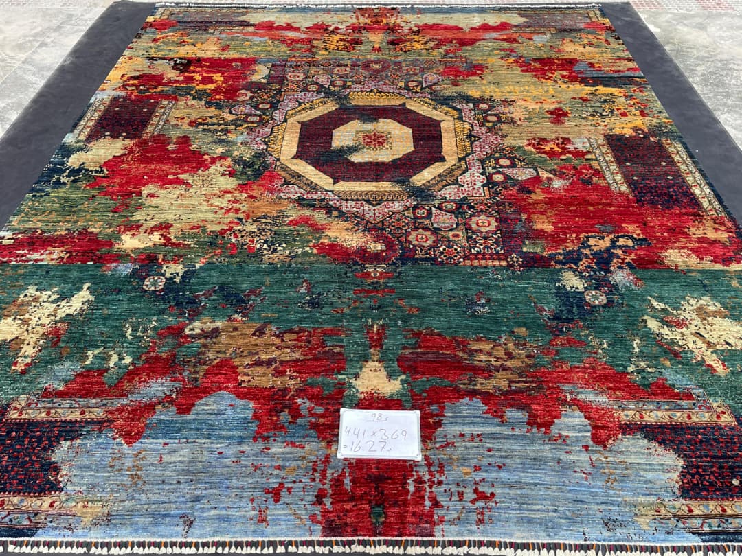 Afghan Rug 003 - 369x441 cm