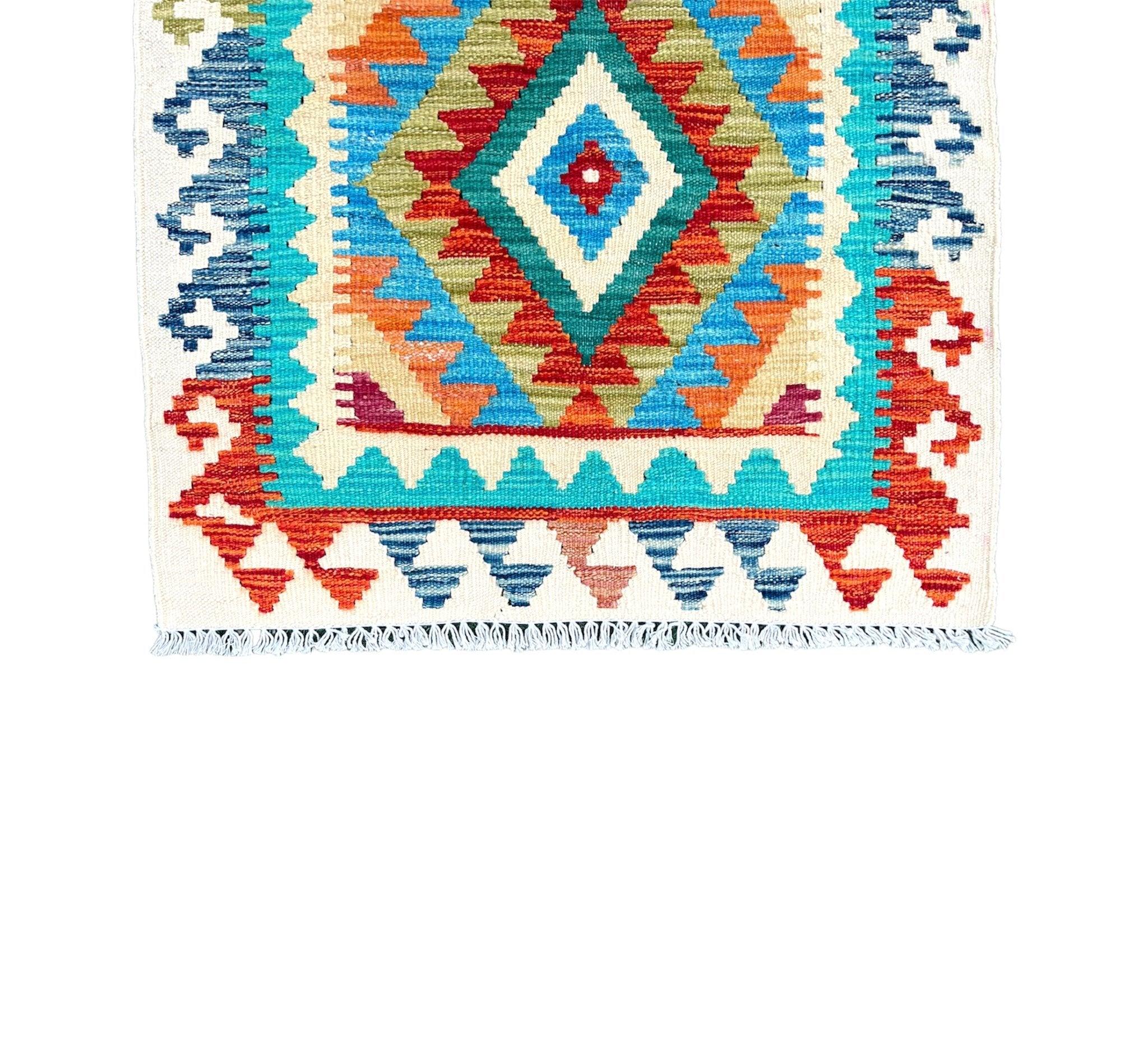 Faryab 705 - 193x73 cm - Jerm Rugs - Afghan Kilim - Jerm | جِرْم