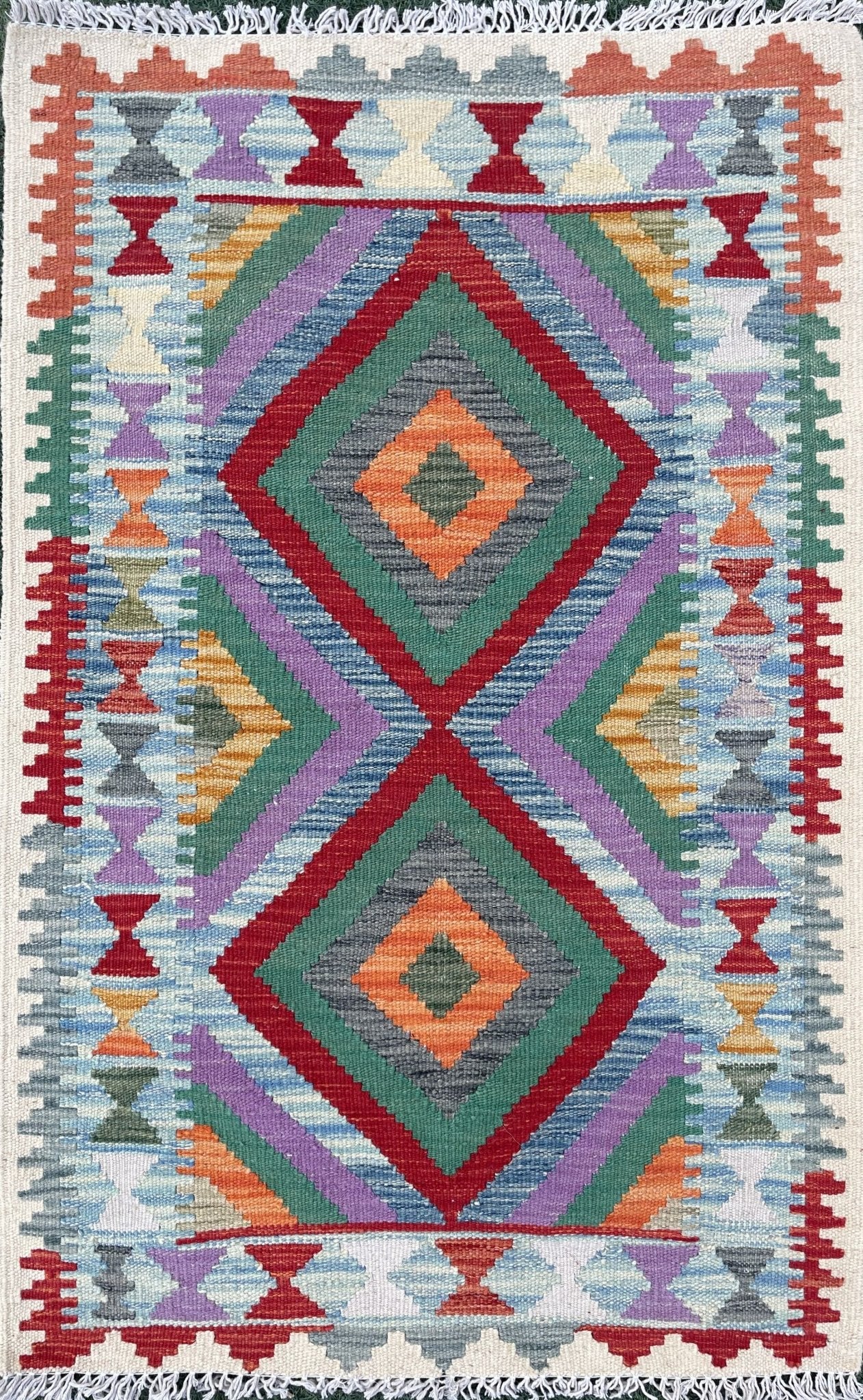 Handmade Kilim Doormat - 90x60 cm