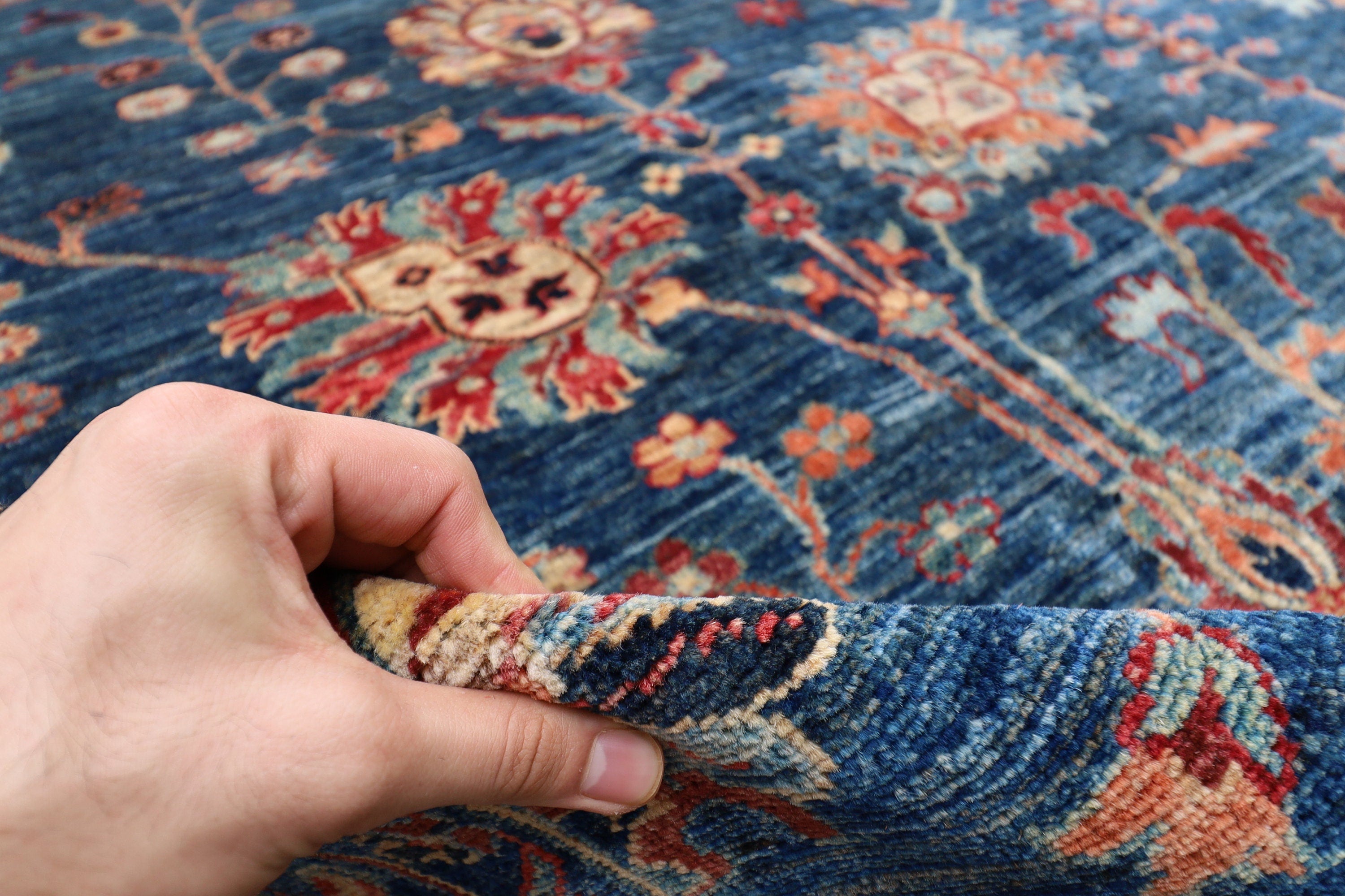 Blue Afghan Handmade