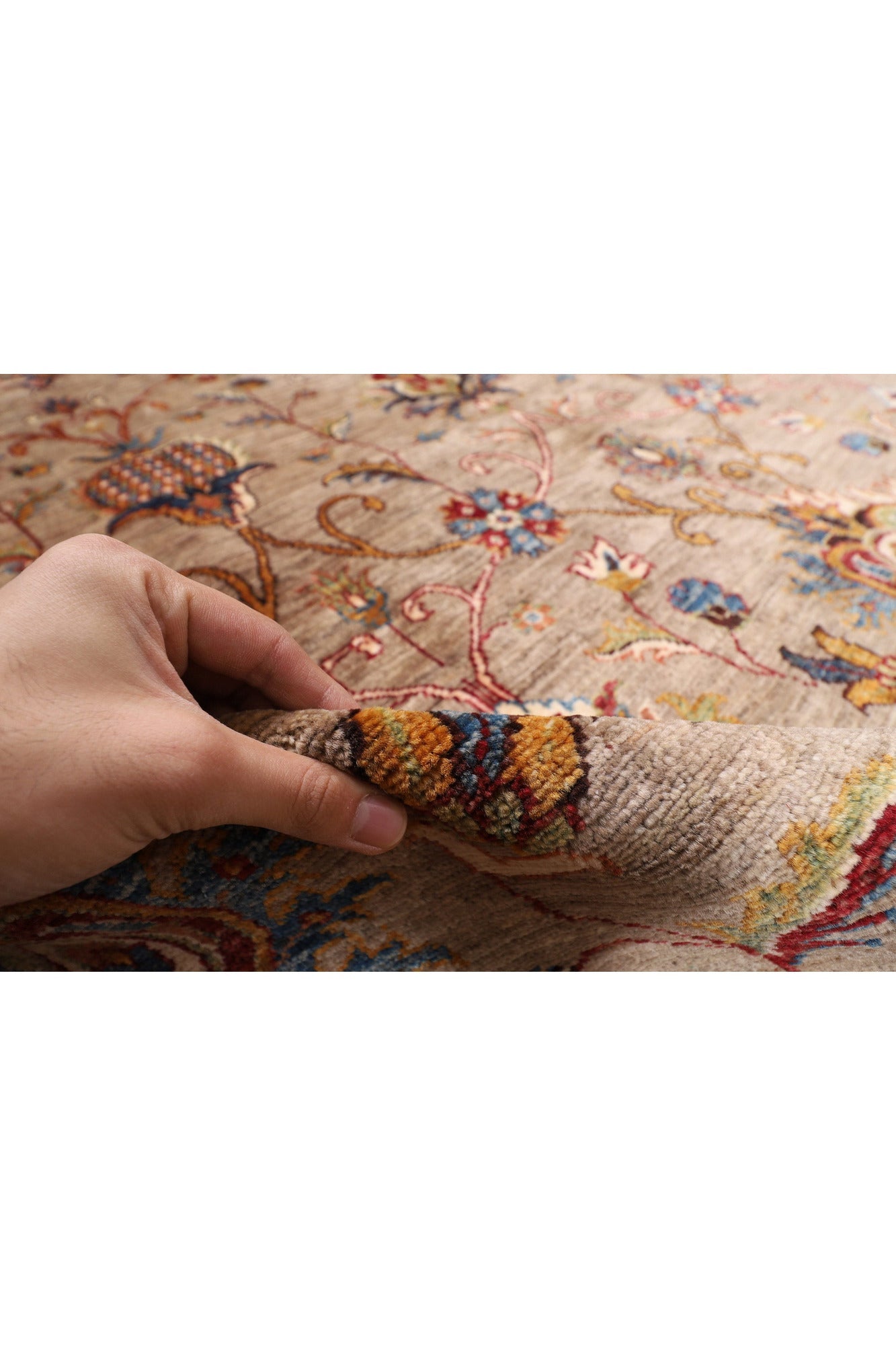 Handmade Suzani, very fine woven area rug Size: 275 x 365 cm, 9 x 12 ft