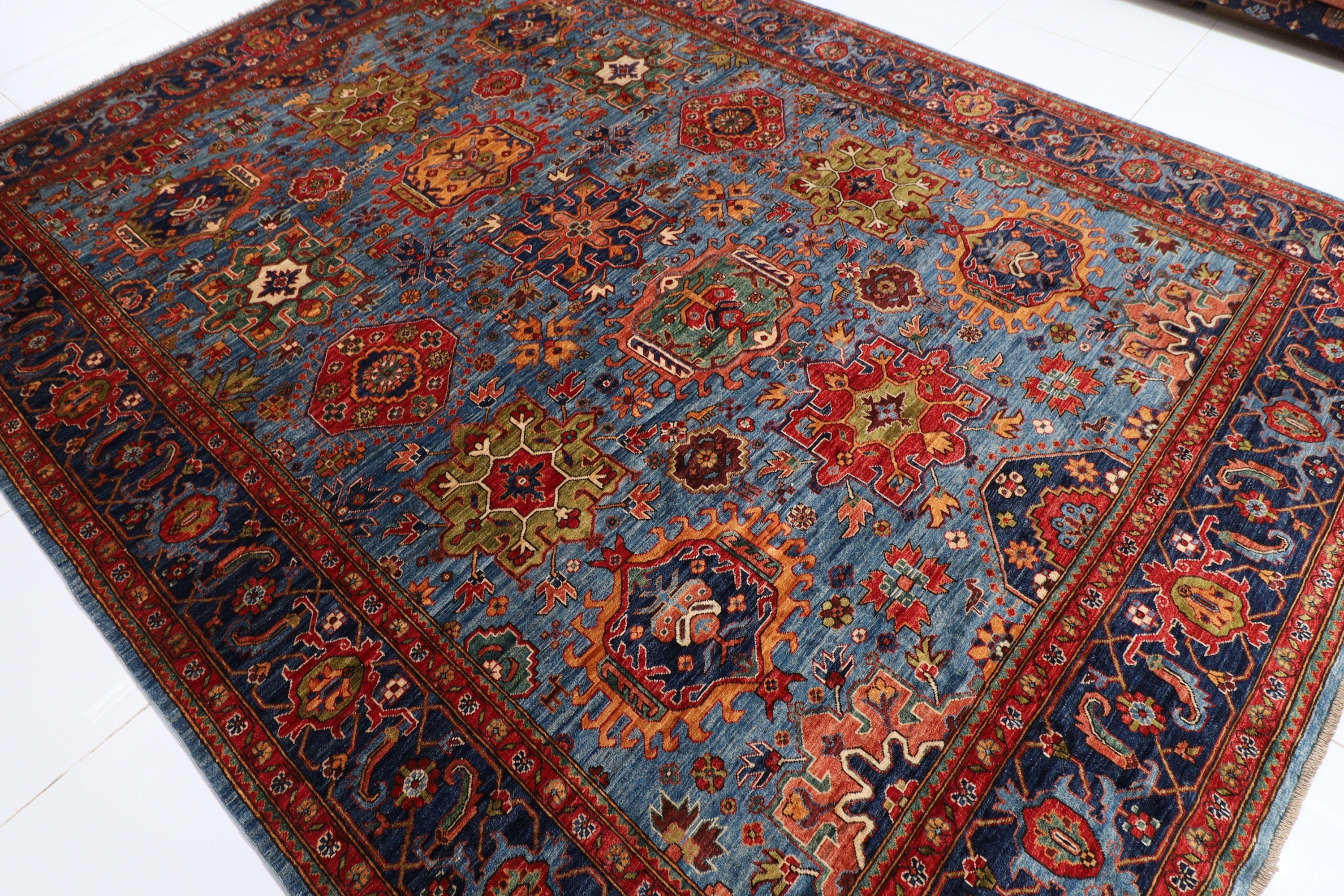 Blue Afghan Handmade