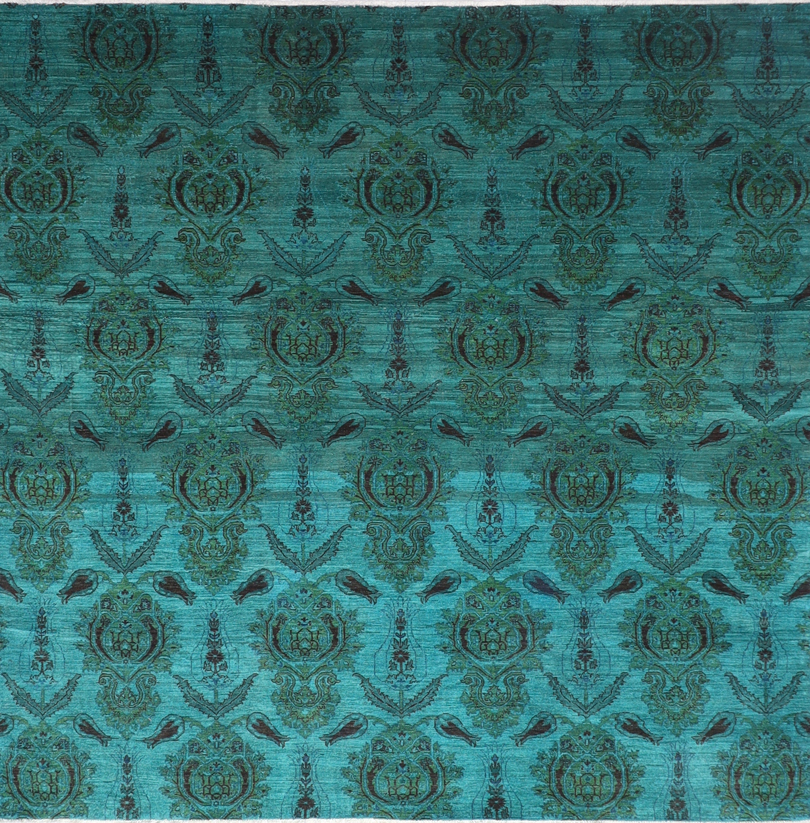 Turkmen - 258x259 cm / 8x8 ft Hand-Knotted Afghan Wool Rug