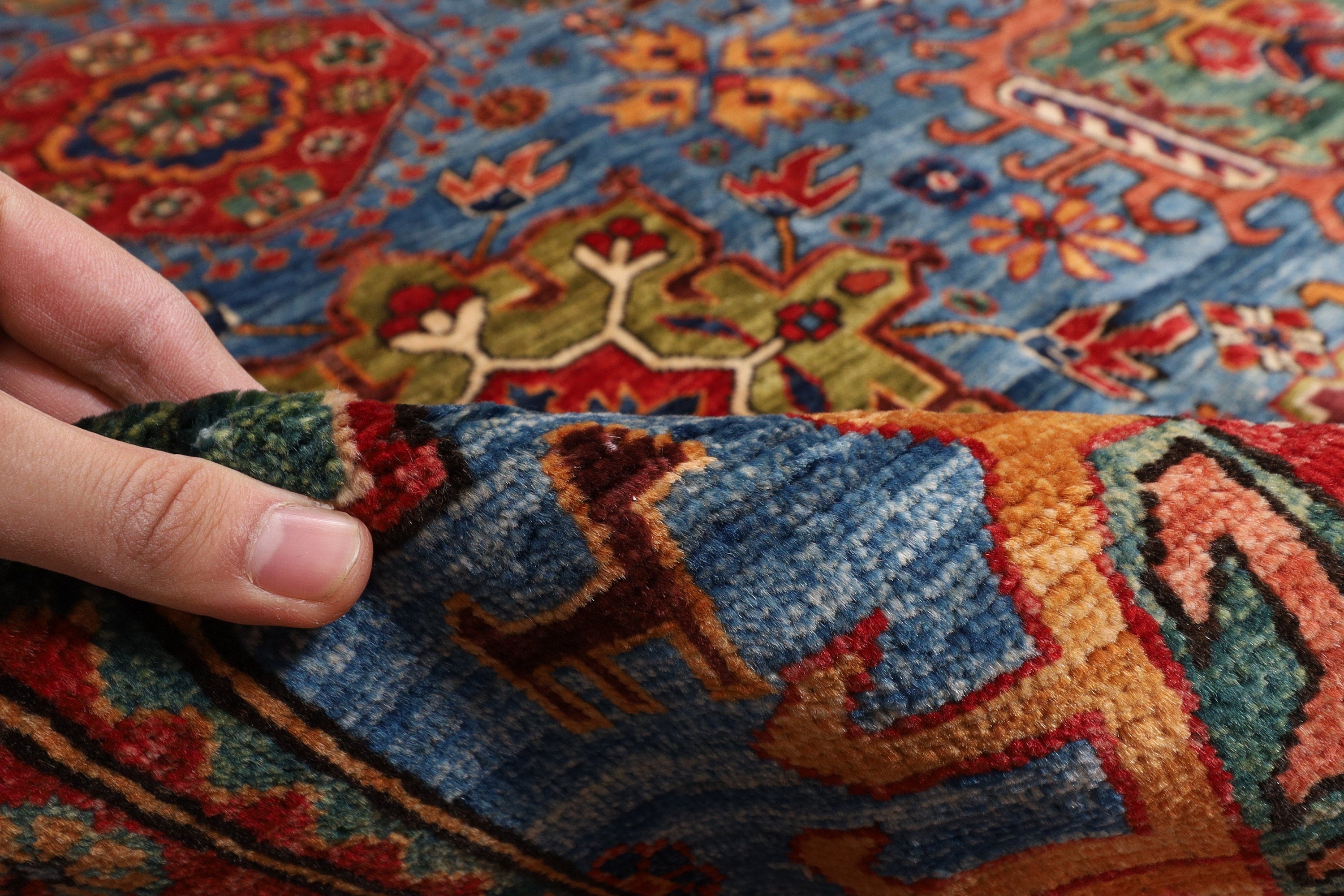 Blue Afghan Handmade