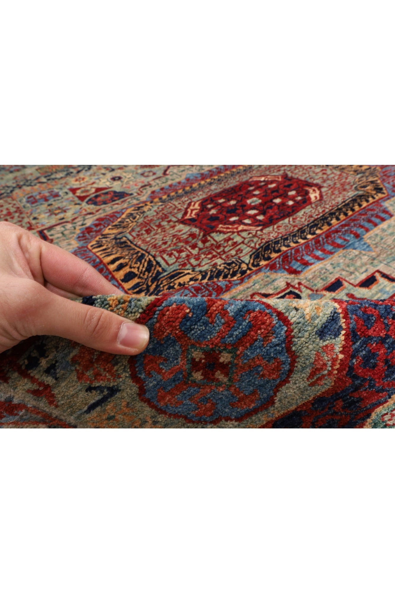 Afghan Handmade — 2.76 x 3.41