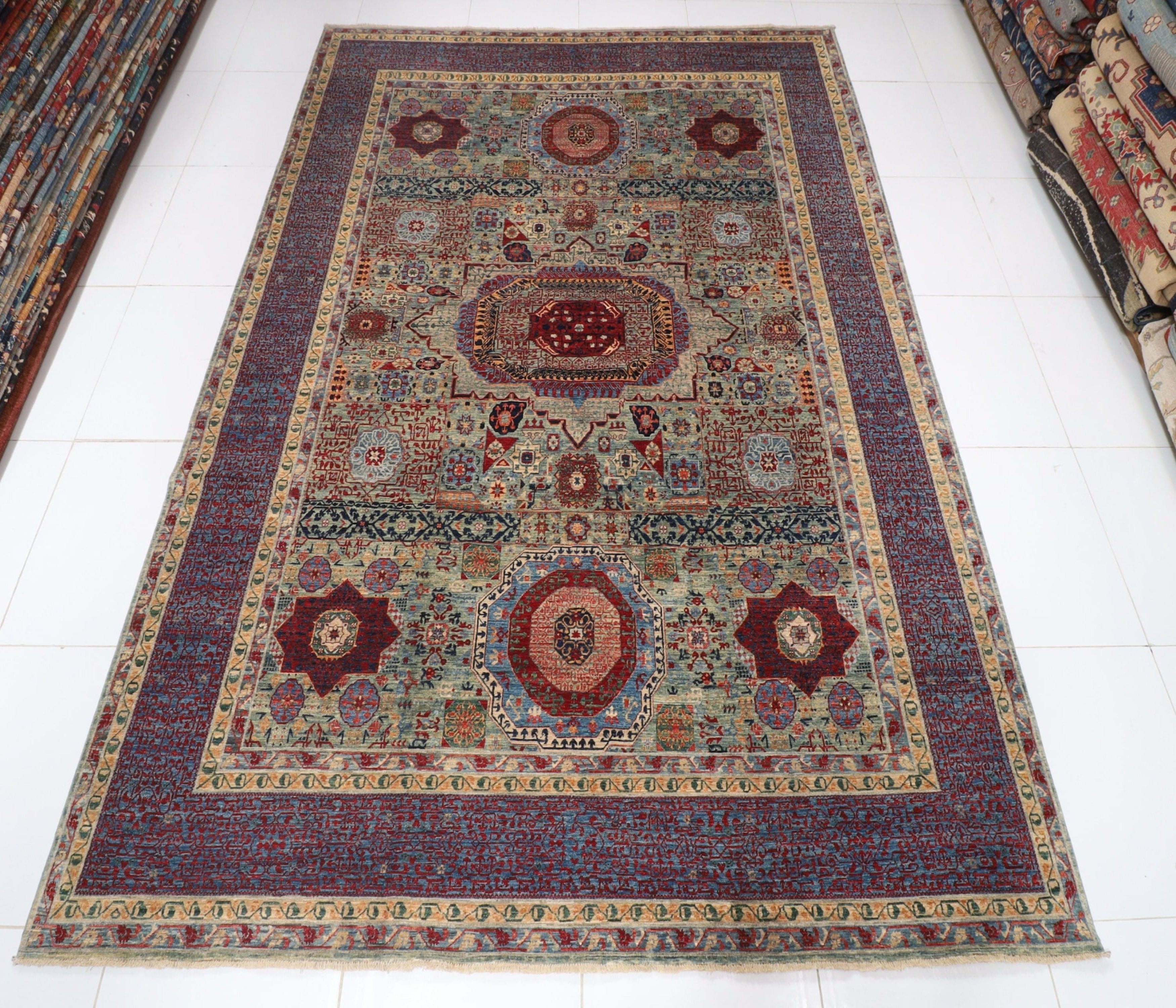 Afghan Handmade — 2.76 x 3.41