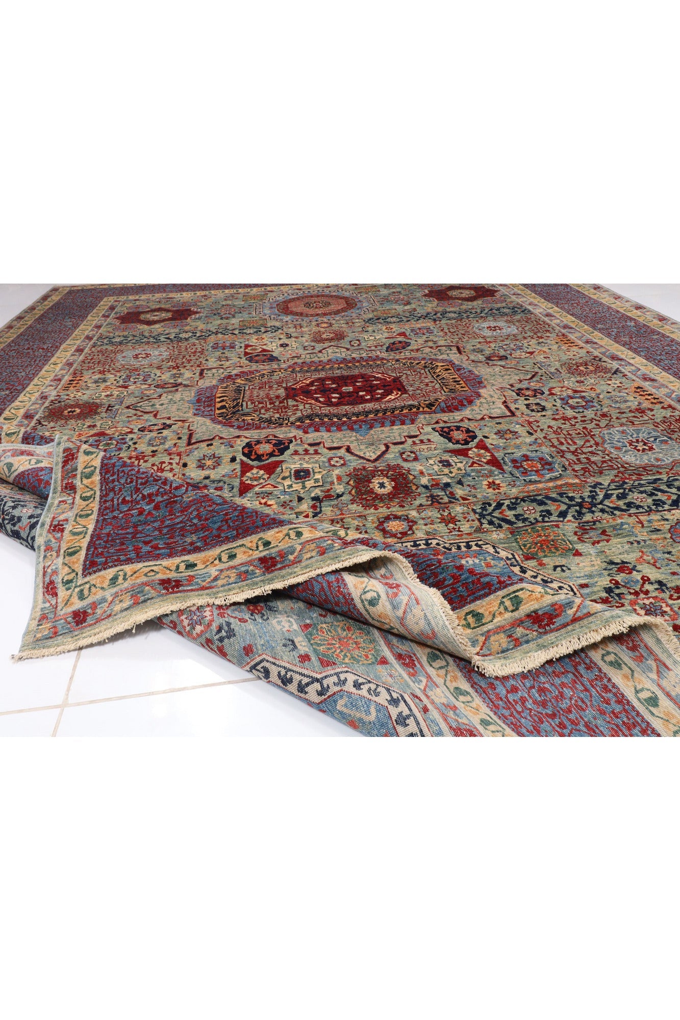 Afghan Handmade — 2.76 x 3.41