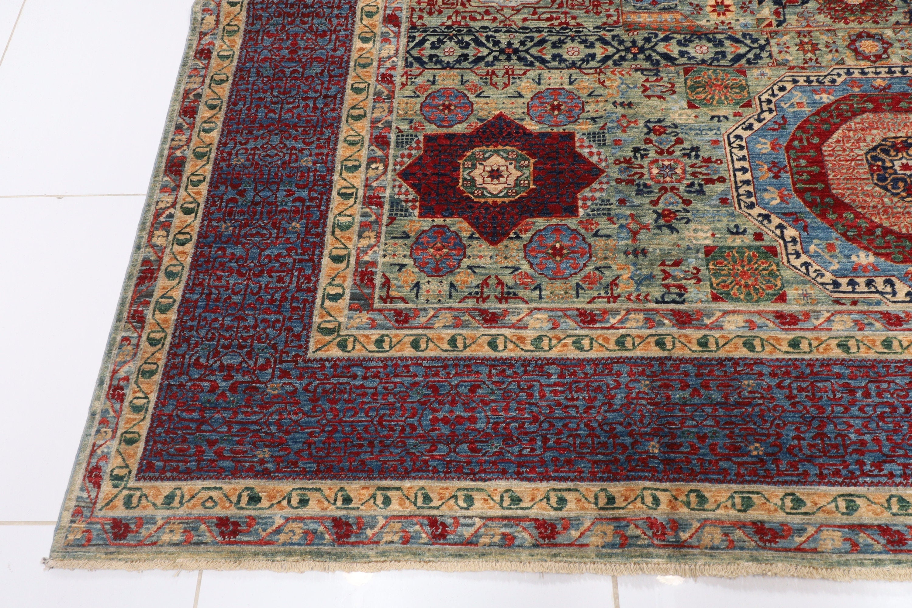 Afghan Handmade — 2.76 x 3.41