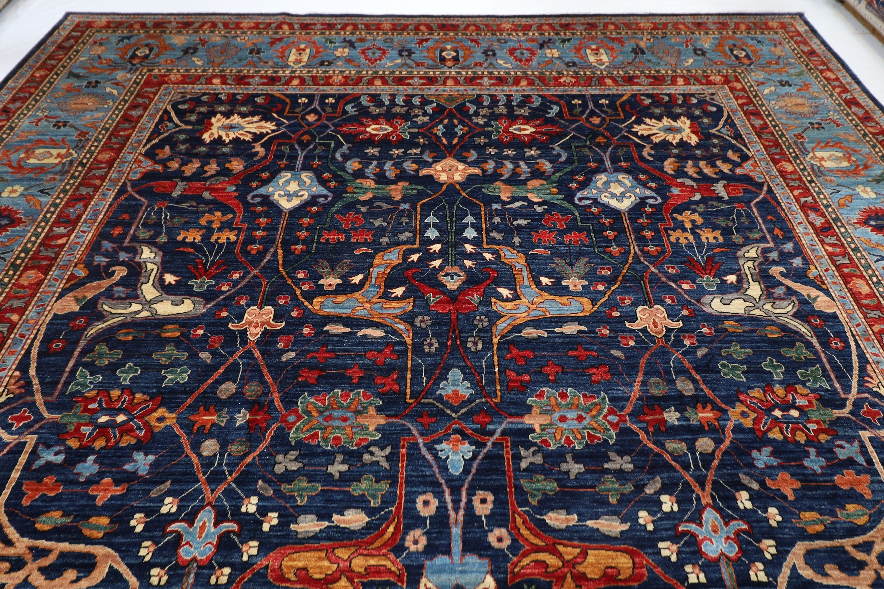 Blue Afghan Handmade