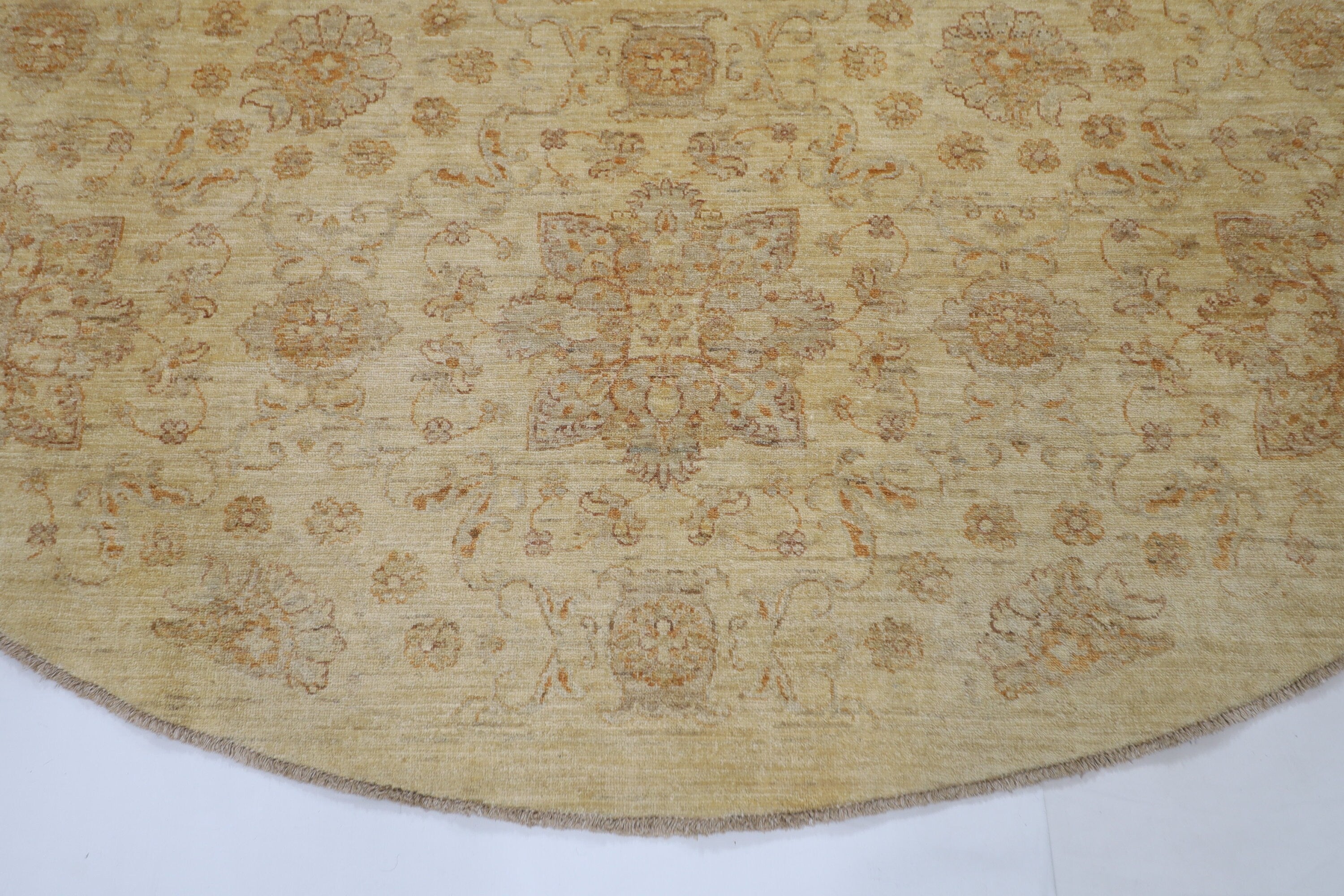 Tribal - 271 x 268 cm (8.11 x 8.10 ft) Hand-Knotted Afghan Rug