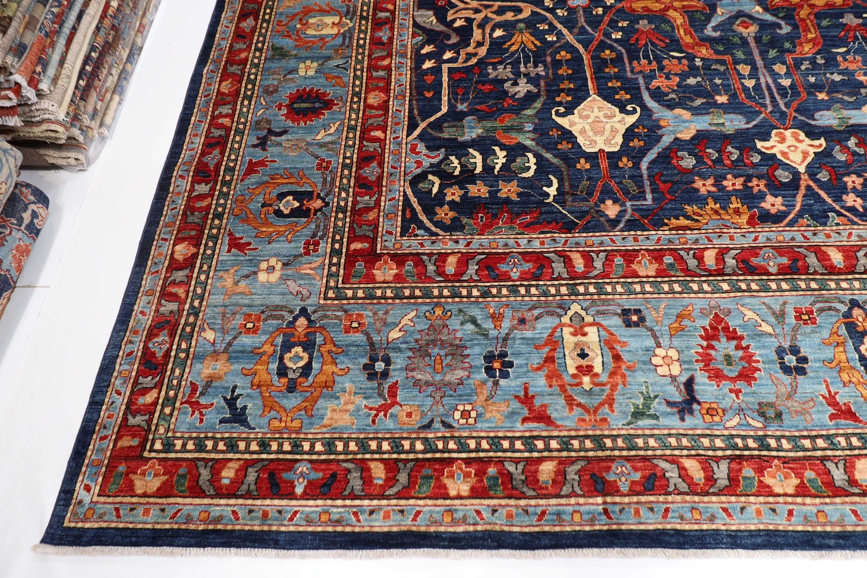 Blue Afghan Handmade