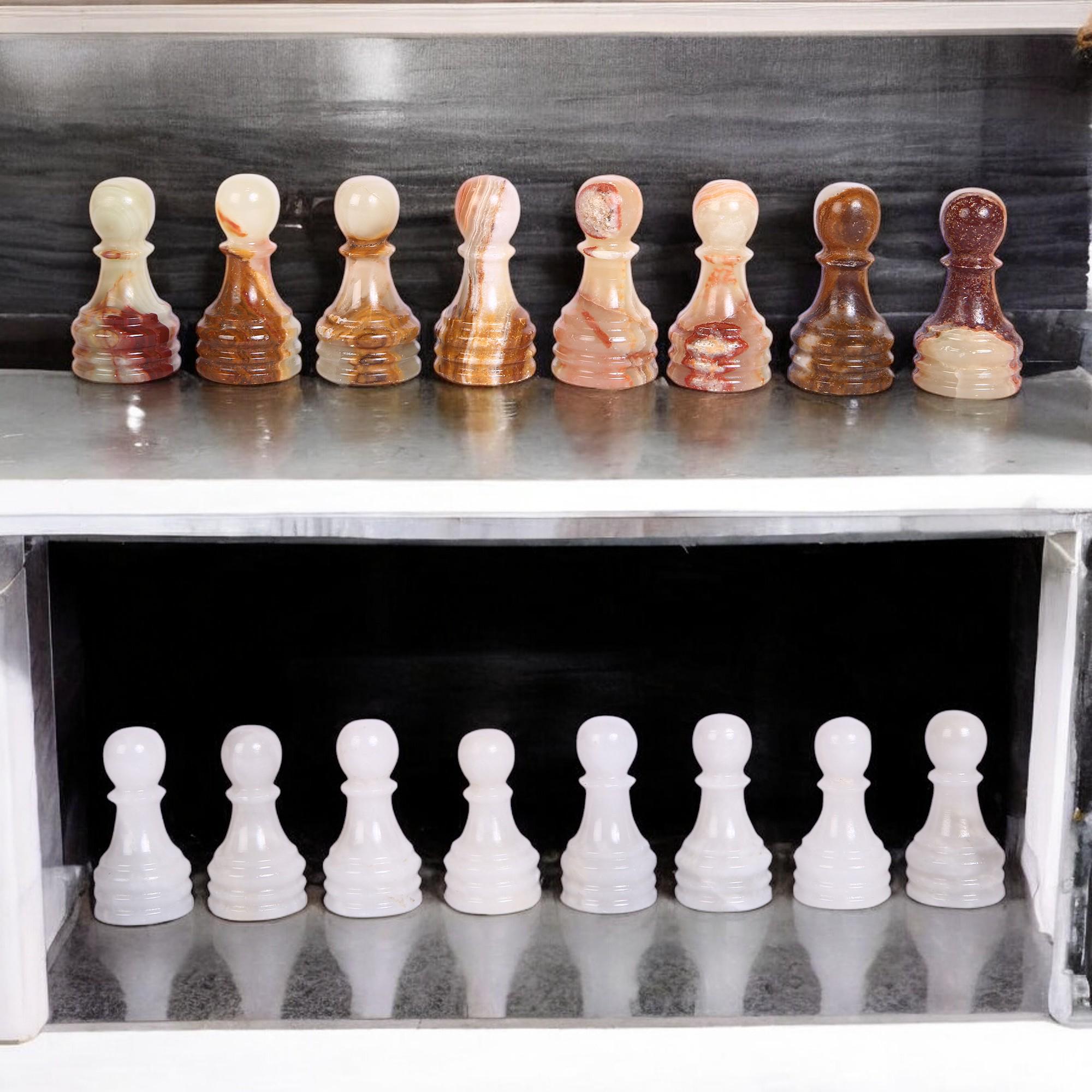 Green Marble chess sets | Luxury chess board | Christmas gifts for him | White & Green | Luxury gifts for her | Perfect board game | Home decor
