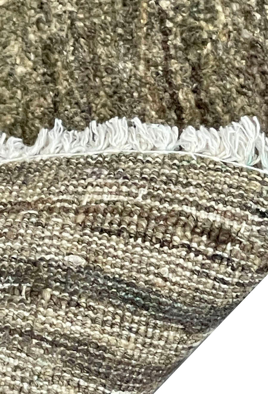 Cream Gabeh Afghan Handmade — 1.88 x 2.44