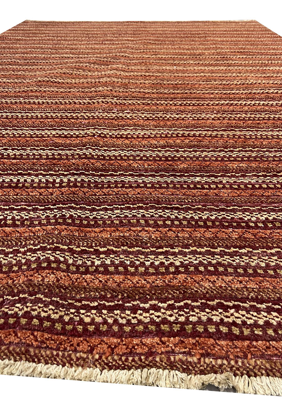 Cream Gabeh Afghan Handmade — 2.60 x 1.70