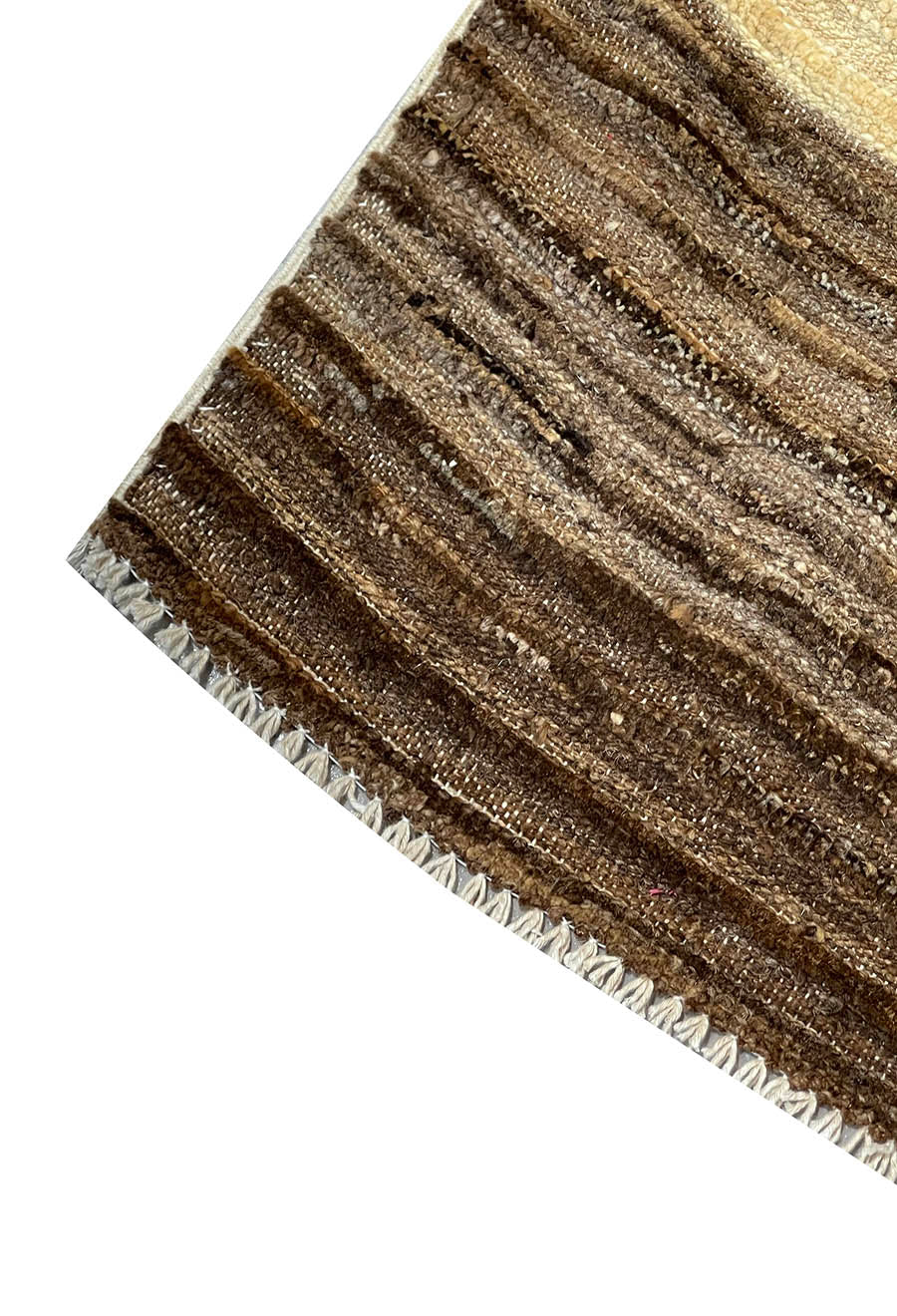Cream Gabeh Afghan Handmade — 3.08 x 2.08