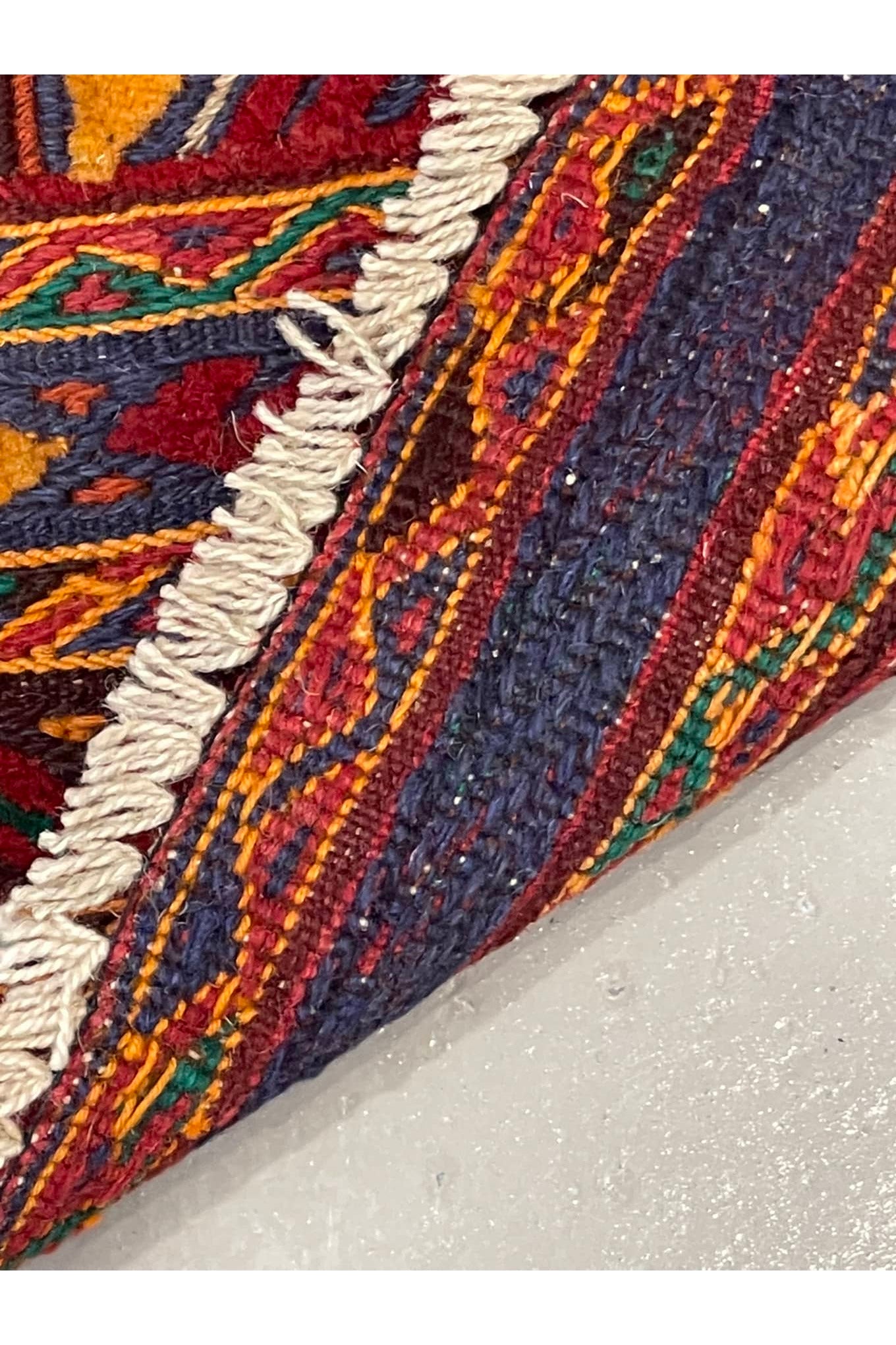 HANDMADE AFGHAN MUSHWANI KILIM | 177 X 152 CM |