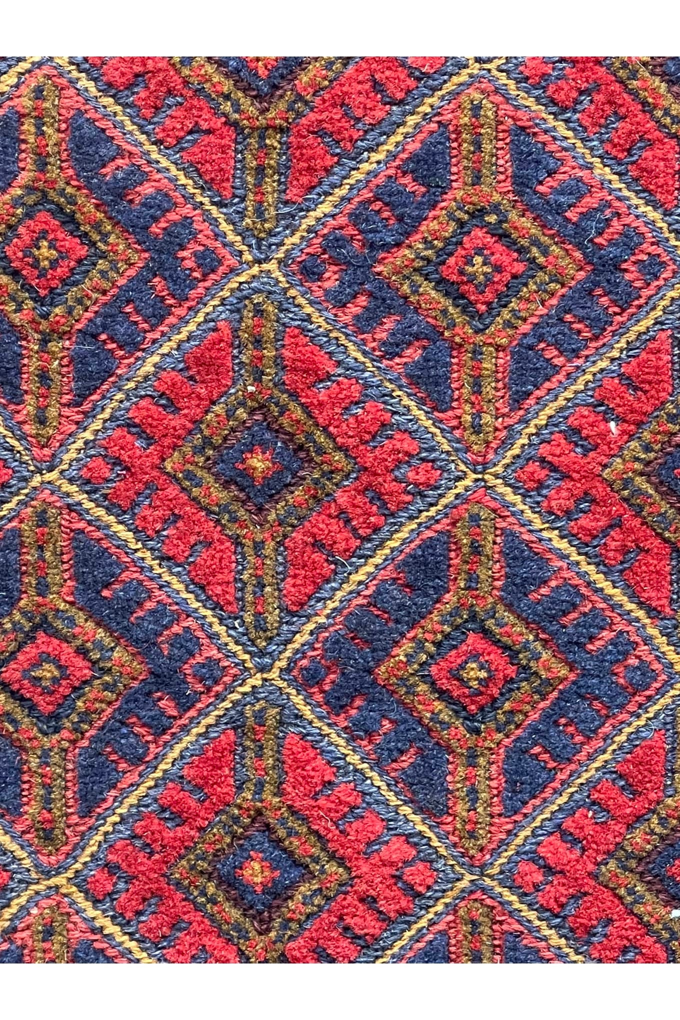 HANDMADE AFGHAN MUSHWANI KILIM | 188 X 152 CM |