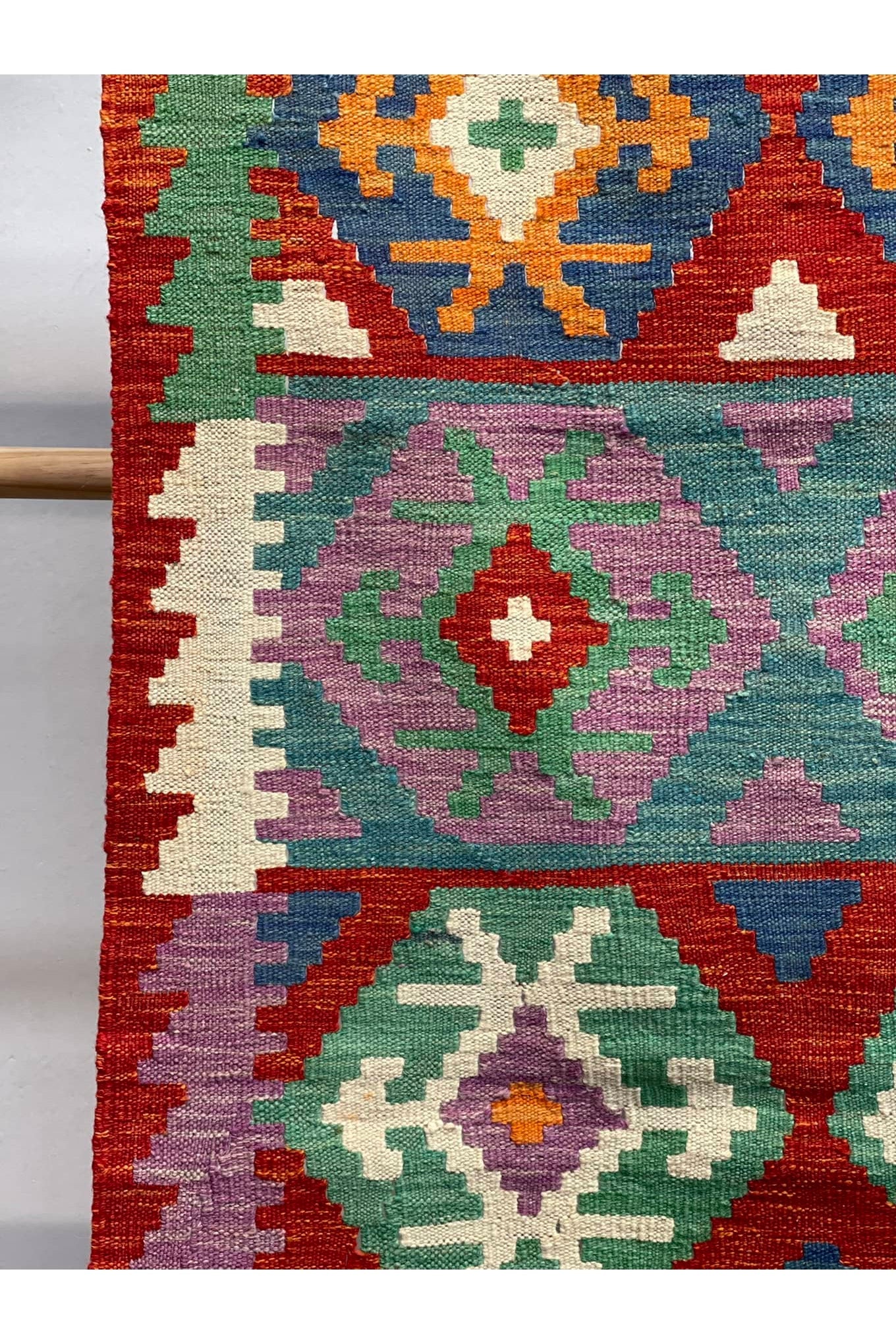 HANDMADE AFGHAN MAIMANA KILIM | 245 X 179 CM |