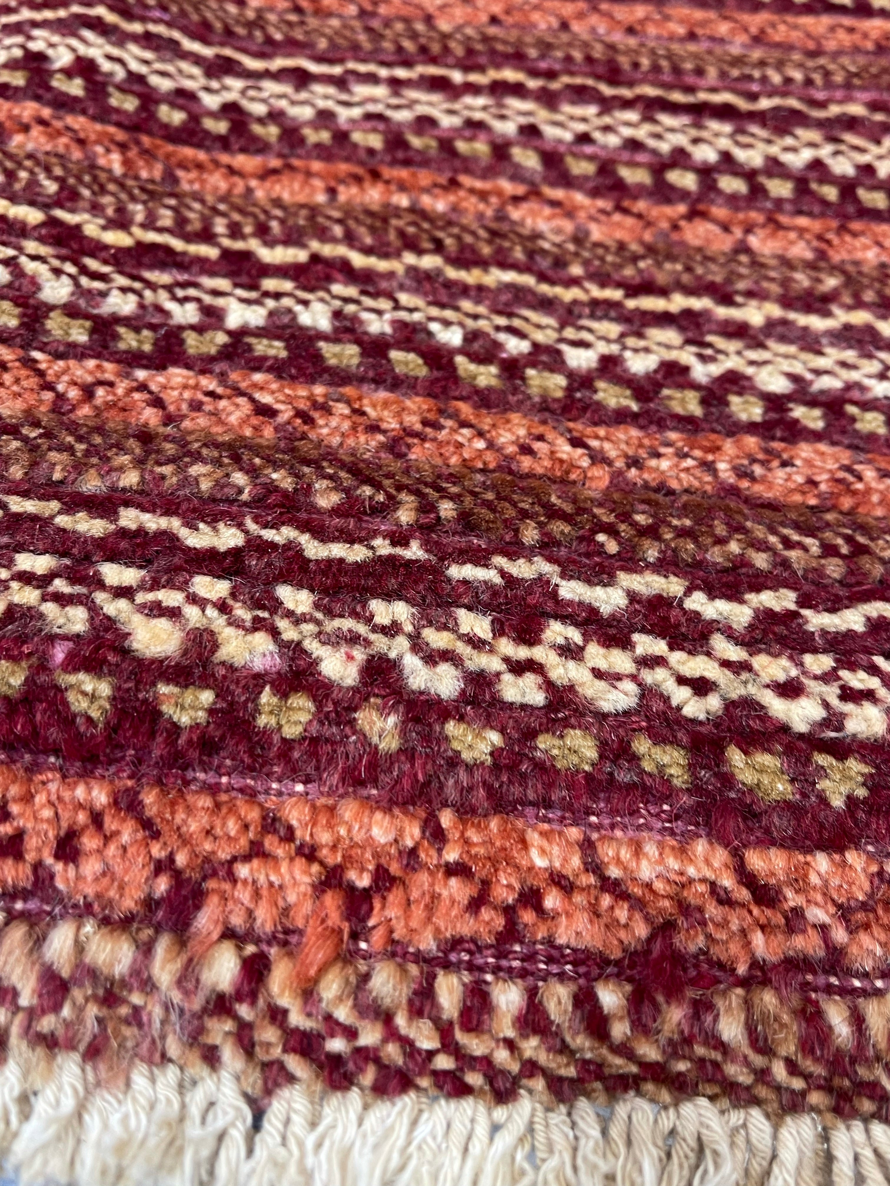 Cream Gabeh Afghan Handmade — 2.60 x 1.70