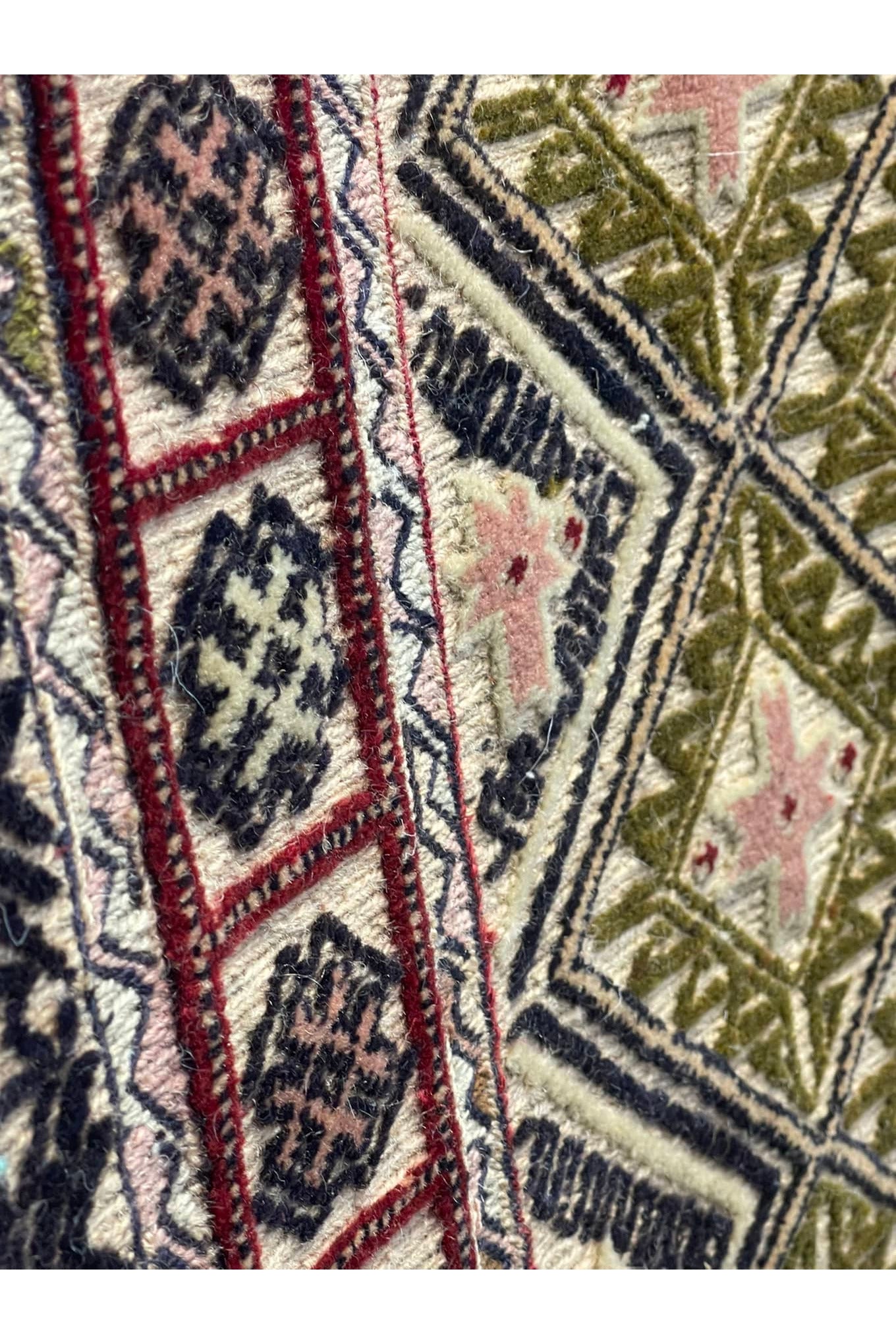 HANDMADE AFGHAN MUSHWANI KILIM | 185 X 144 CM |