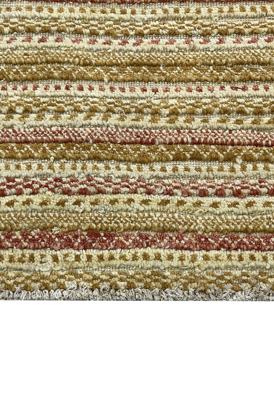 Cream Gabeh Afghan Handmade — 2.53 x 1.66