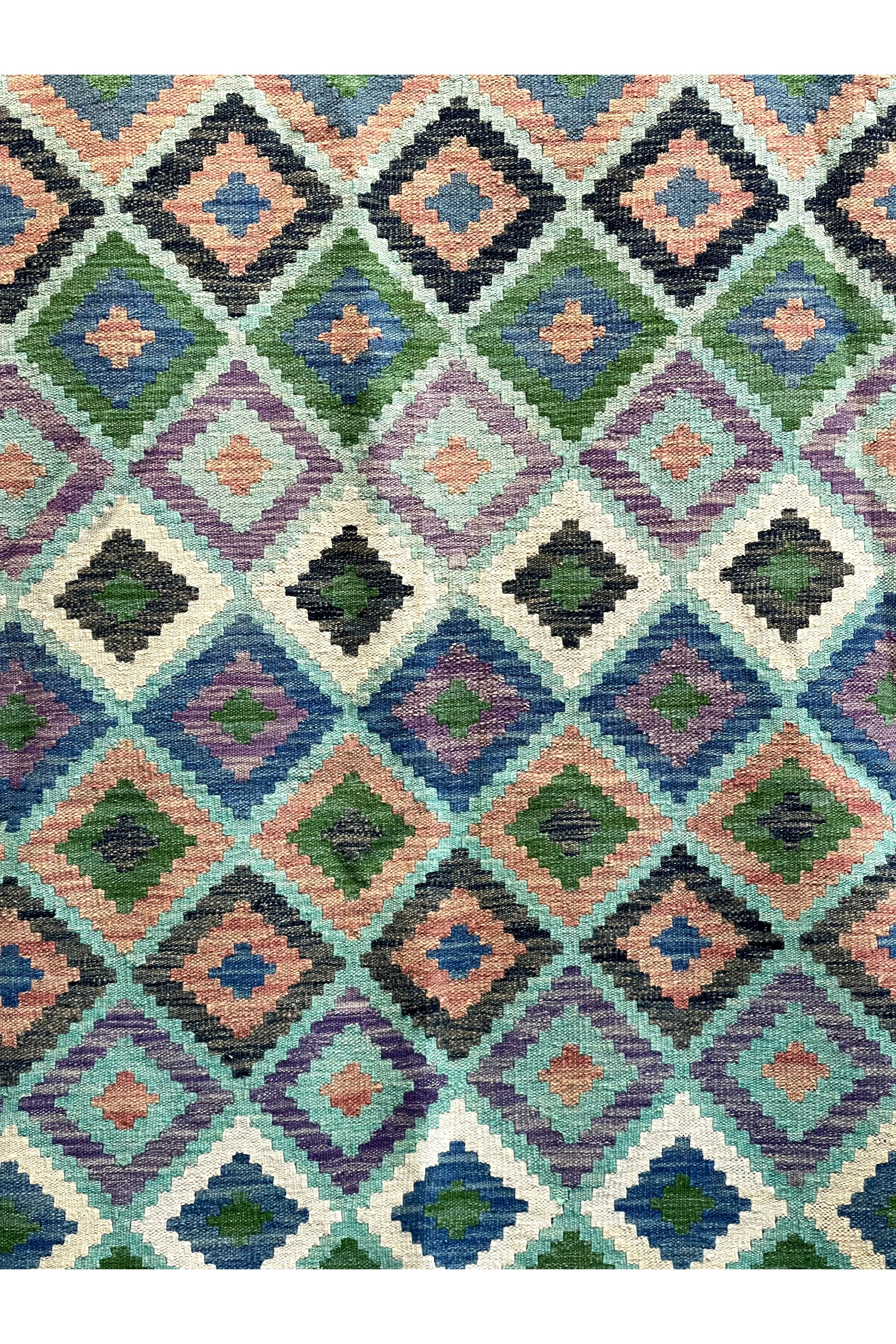 HANDMADE AFGHAN MAIMANA KILIM | 302 X 205 CM |