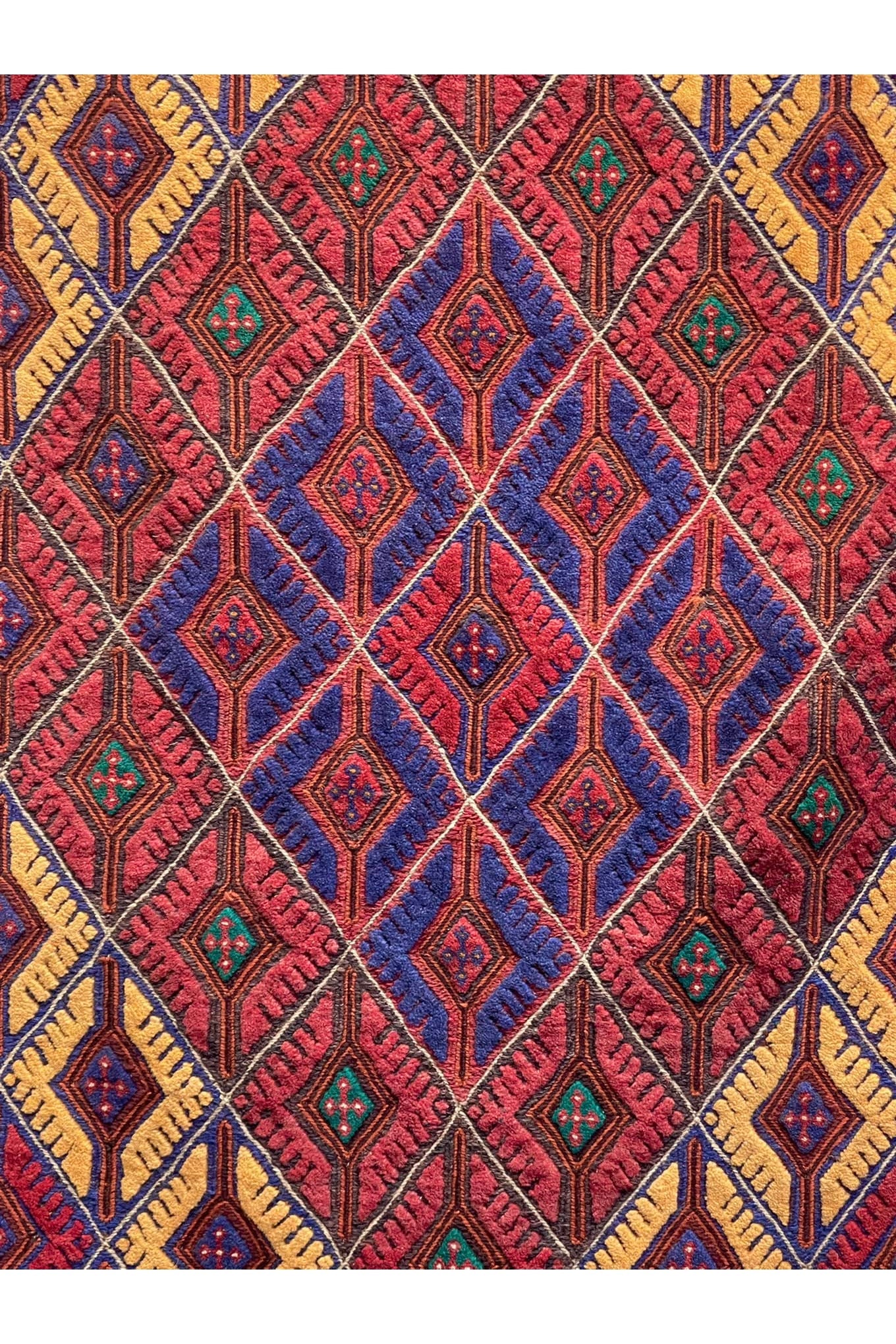 HANDMADE AFGHAN MUSHWANI KILIM | 177 X 152 CM |