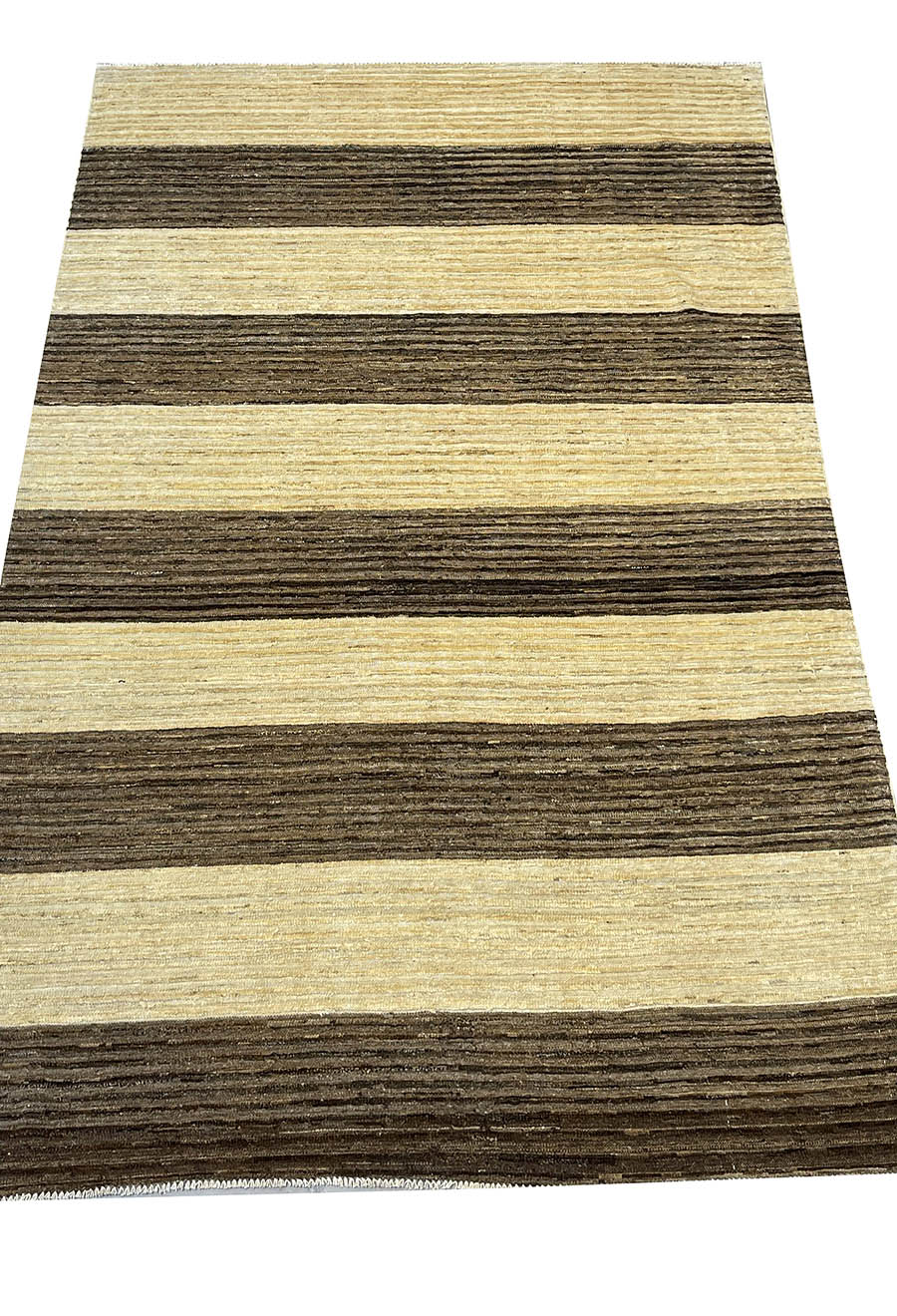 Cream Gabeh Afghan Handmade — 3.08 x 2.08