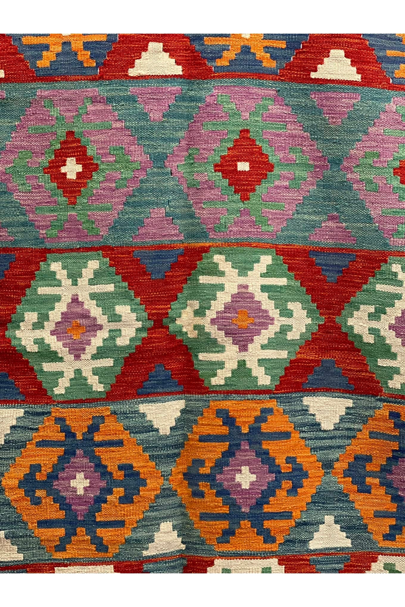 HANDMADE AFGHAN MAIMANA KILIM | 245 X 179 CM |