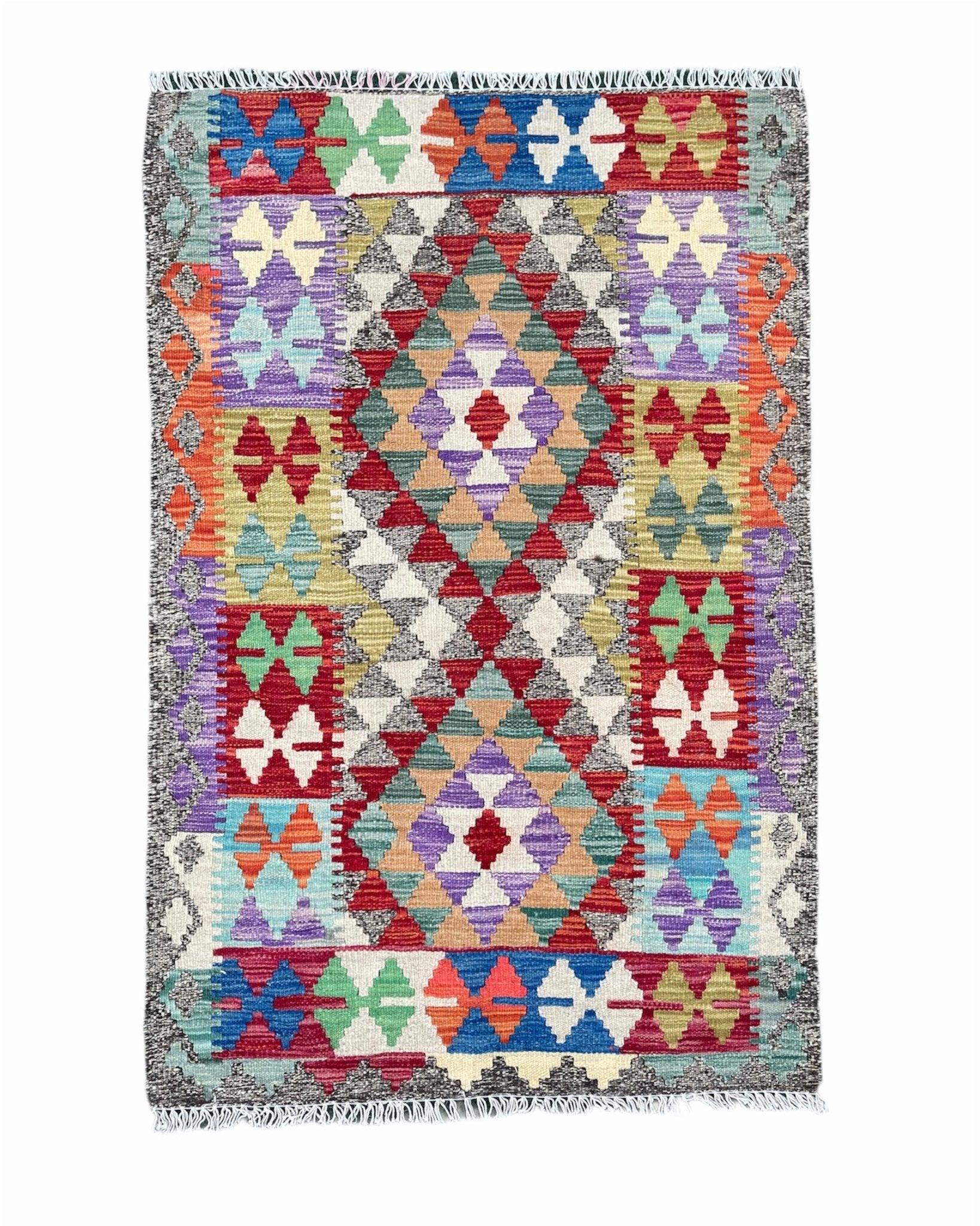 Kilim - 119x79 CM (3.9x2.6 ft)