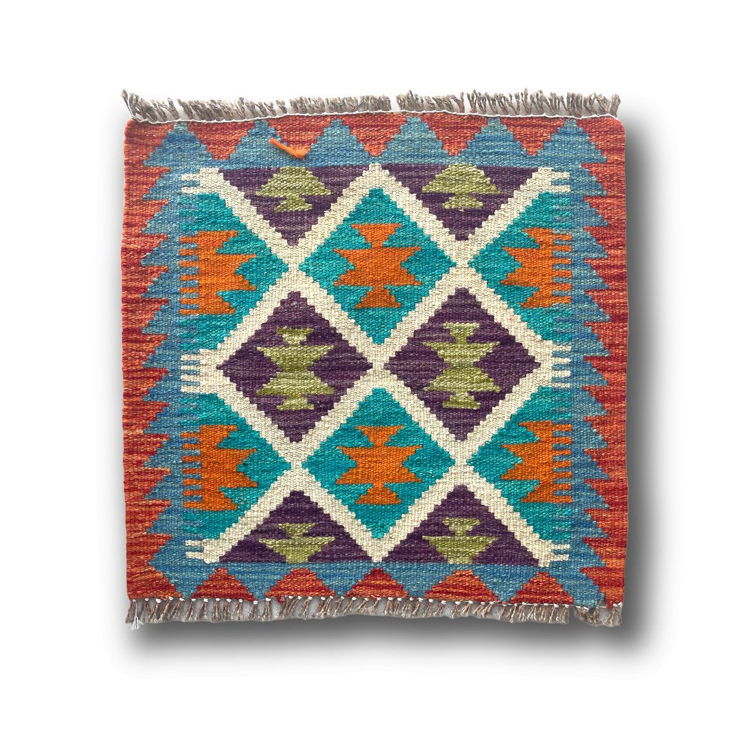 Kilim - 50x50 cm (1.6x1.6 ft)