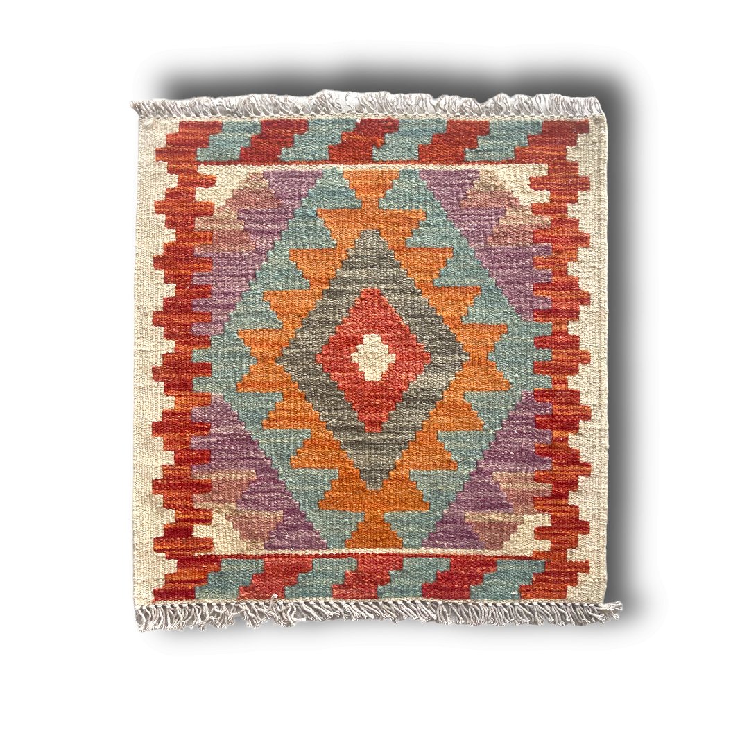 Kilim - 50x50 cm (1.6x1.6 ft)