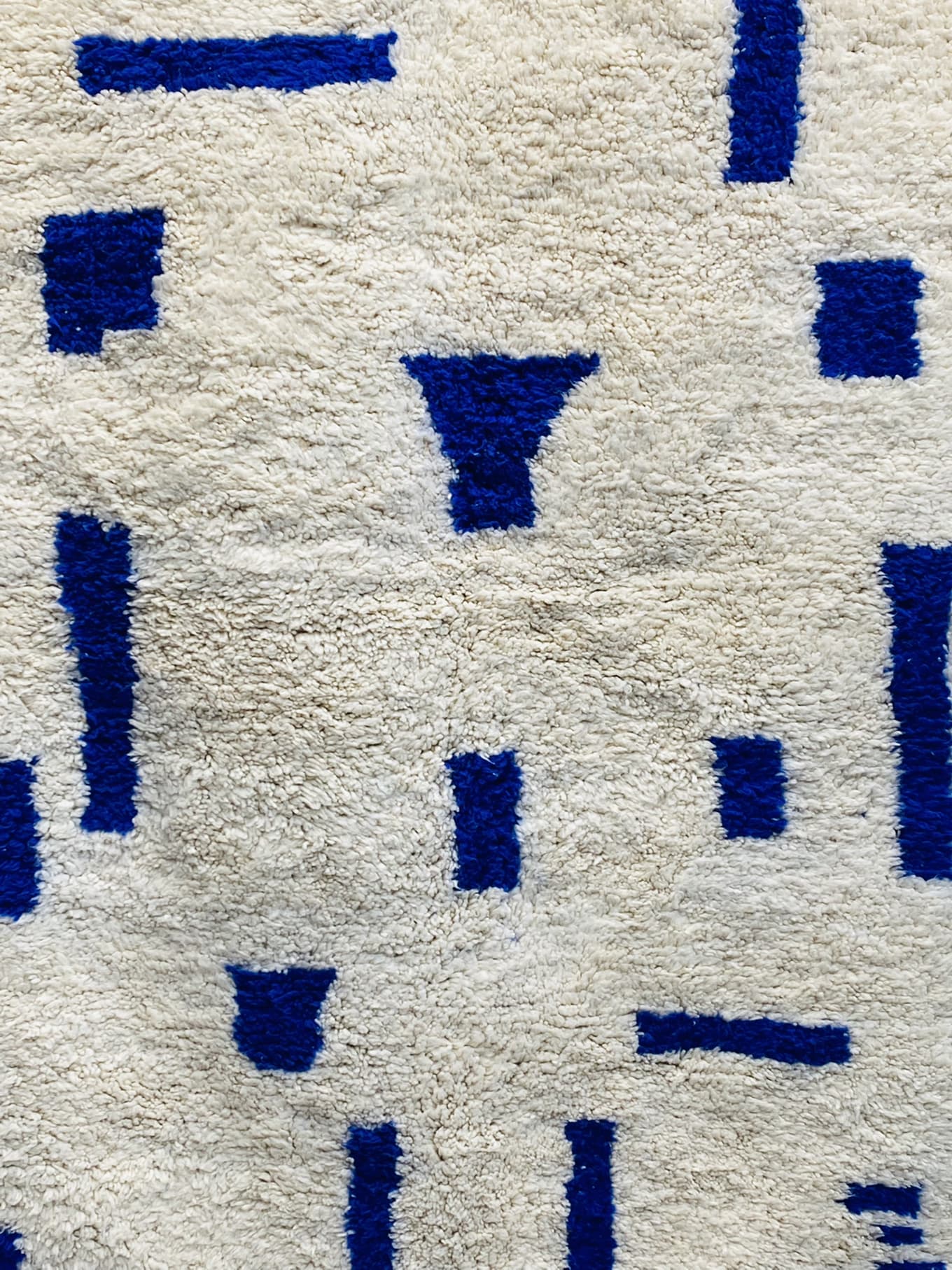 Blue Moroccan Rug Beni Ourain