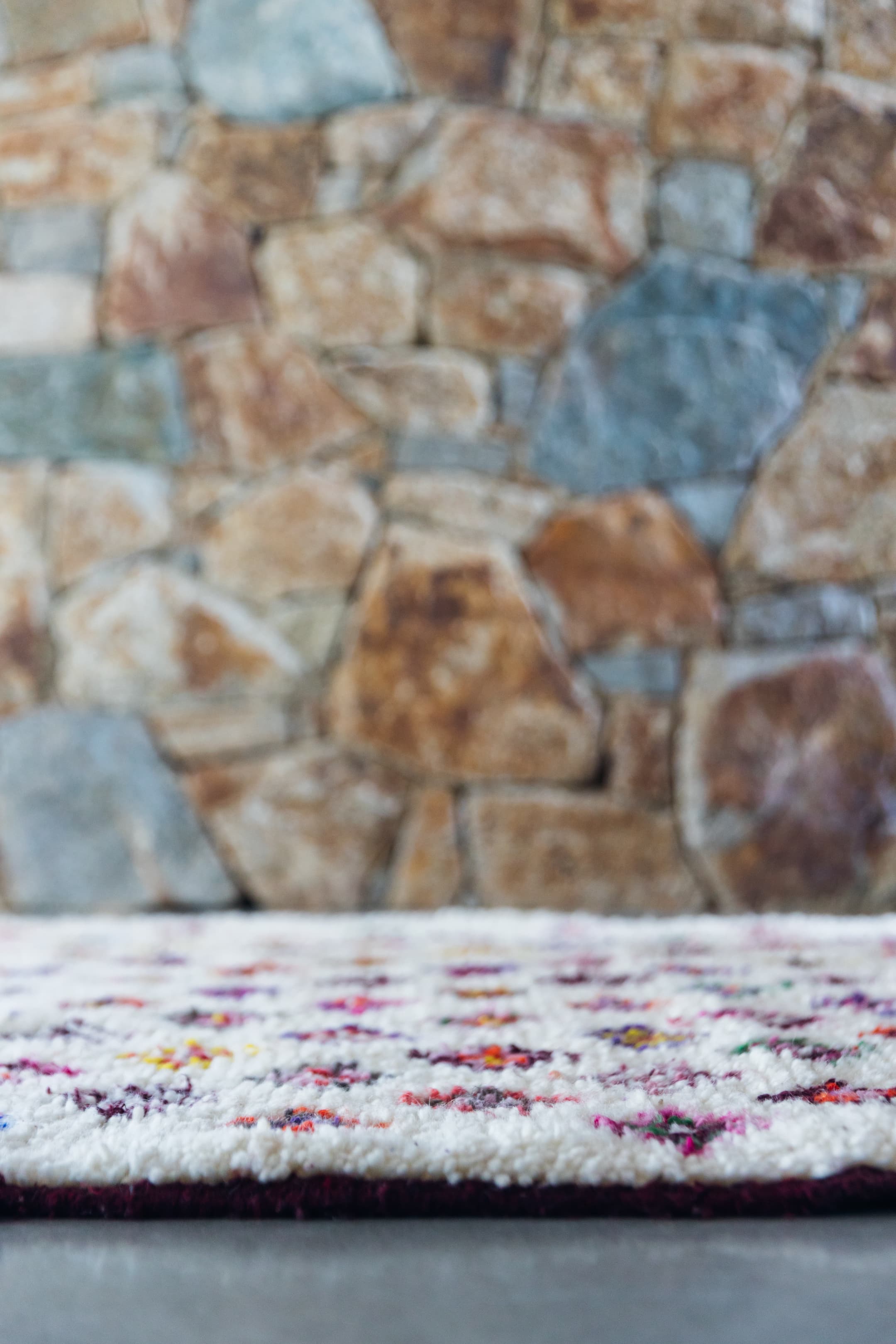 White Moroccan Rug Azilal