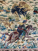 Pictorial Rug - 1.6x1 MTR - 16x16 Knots Jerm | جِرْم 