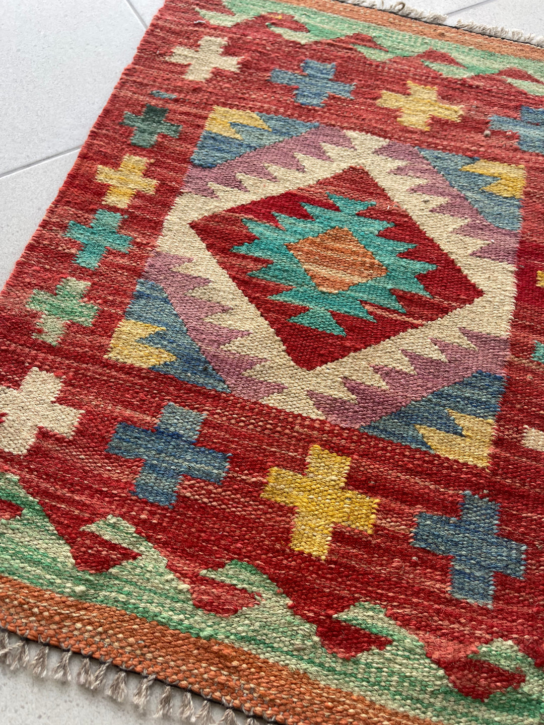 Kilim - 50x50 cm (1.6x1.6 ft)