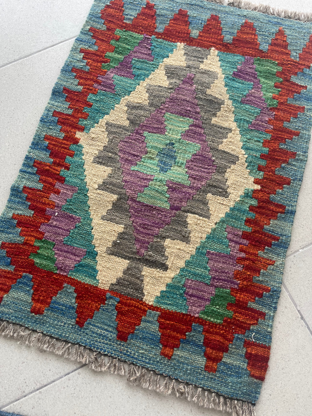 Kilim - 50x50 cm (1.6x1.6 ft)