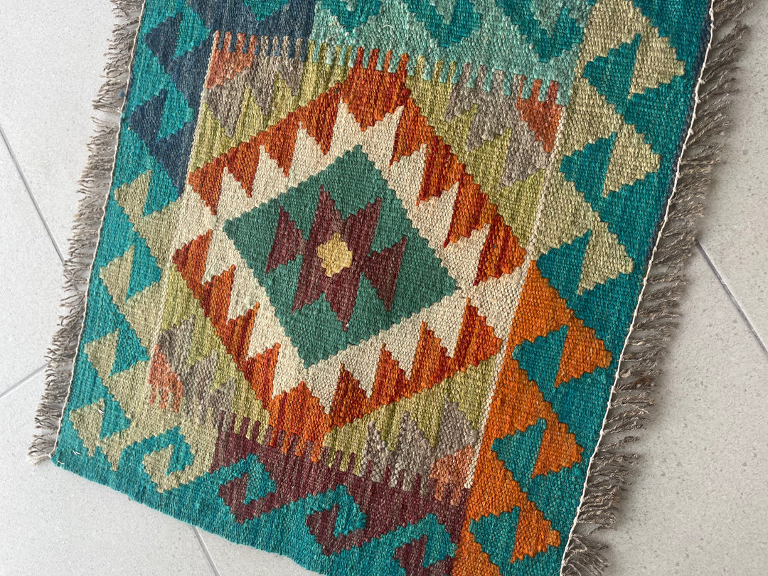 Kilim - 50x50 cm (1'7" x 1'7")